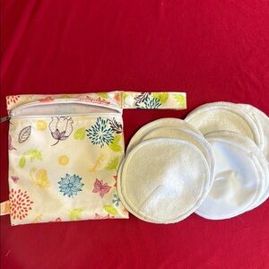 Floral Wet Bag with Reusable Pads